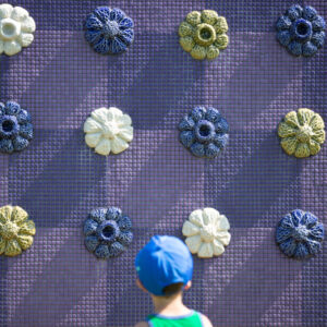Child Looking at Art - Garden of the Arts - Hialeah Gardens
